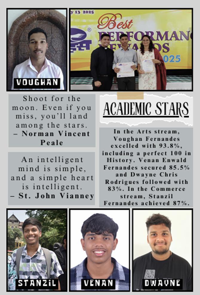 ACADEMIC STARS - Excelled In Studies